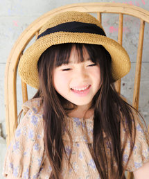 14+ | KIDS セーラーリボン麦わらハット(ハット)