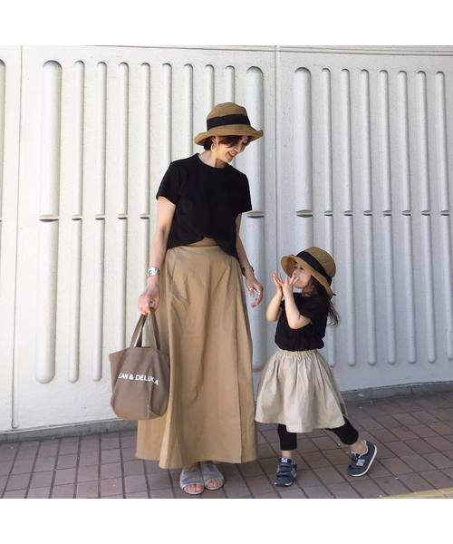 14+(イチヨンプラス)の「KIDS セーラーリボン麦わらハット(ハット・キッズ・ブラウン/ホワイト系その他/ライトブラウン/ブラウン系その他2/ナチュラル・FREE)」の17枚目の写真