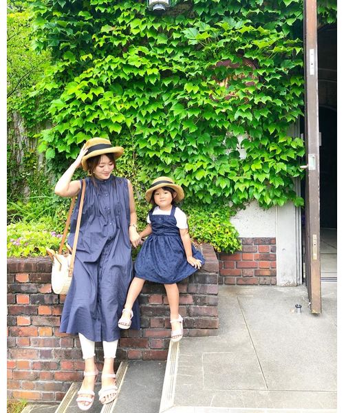 14+(イチヨンプラス)の「KIDS セーラーリボン麦わらハット(ハット・キッズ・ブラウン/ホワイト系その他/ライトブラウン/ブラウン系その他2/ナチュラル・FREE)」の15枚目の写真