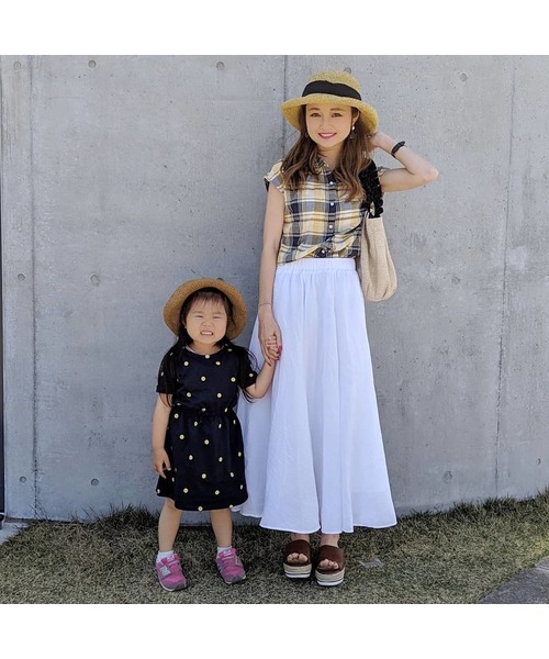 14+(イチヨンプラス)の「KIDS セーラーリボン麦わらハット(ハット・キッズ・ブラウン/ホワイト系その他/ライトブラウン/ブラウン系その他2/ナチュラル・FREE)」の14枚目の写真