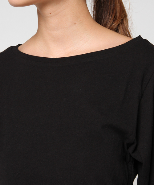 SLY(スライ)の「DRAWSTRING TOPS(Tシャツ/カットソー・レディース・ミント/ブラック/ホワイト・2/1)」の7枚目の写真