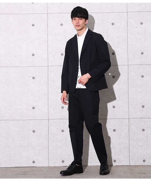 ADAM ET ROPE'(アダムエロペ)の「バックコーティングダンプJKT(テーラードジャケット・メンズ・キャメル/ネイビー・L/M)」の8枚目の写真