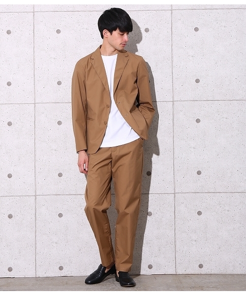 ADAM ET ROPE'(アダムエロペ)の「バックコーティングダンプJKT(テーラードジャケット・メンズ・キャメル/ネイビー・L/M)」の10枚目の写真