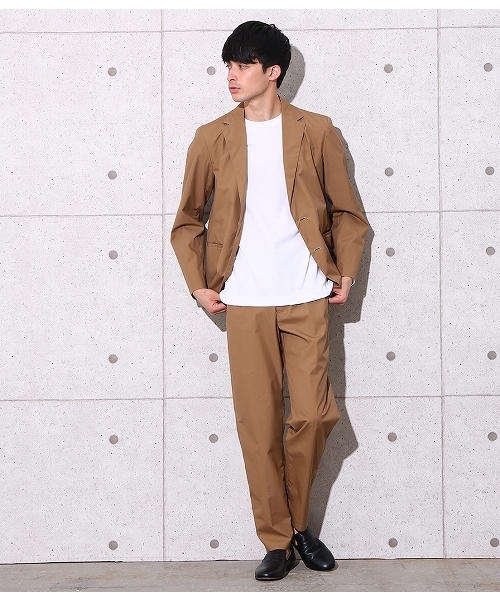 ADAM ET ROPE'(アダムエロペ)の「バックコーティングダンプJKT(テーラードジャケット・メンズ・キャメル/ネイビー・L/M)」の11枚目の写真