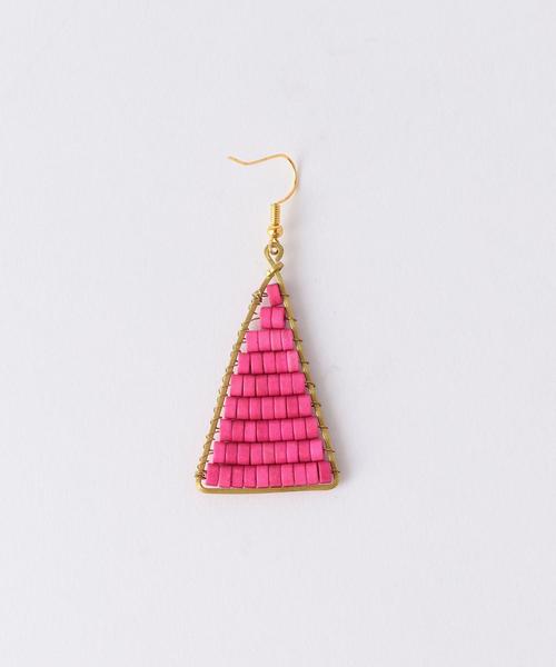 BEAUTY&YOUTH UNITED ARROWS（ビューティーアンドユースユナイテッドアローズ）の「BY ビーズモチーフピアス ◆（ピアス（両耳用）・レディース・ホワイト/ピンク/イエロー・FREE）」の4枚目の写真