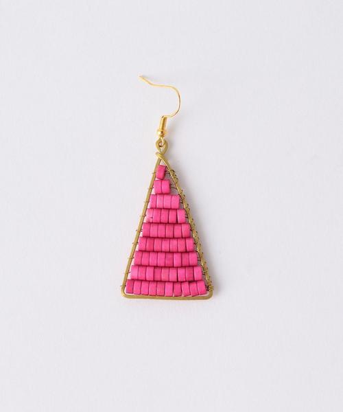 BEAUTY&YOUTH UNITED ARROWS（ビューティーアンドユースユナイテッドアローズ）の「BY ビーズモチーフピアス ◆（ピアス（両耳用）・レディース・ホワイト/ピンク/イエロー・FREE）」の5枚目の写真