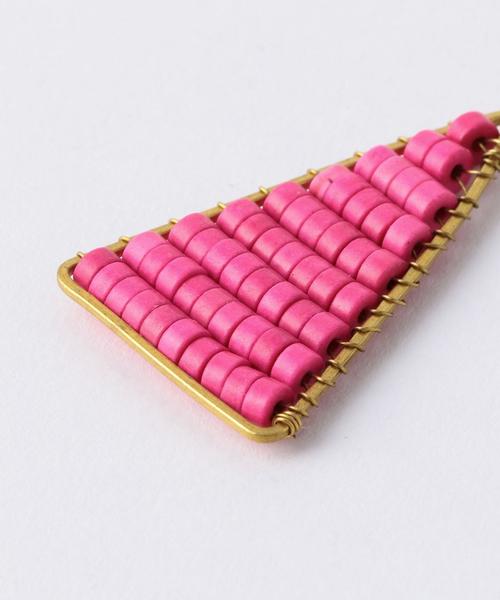 BEAUTY&YOUTH UNITED ARROWS（ビューティーアンドユースユナイテッドアローズ）の「BY ビーズモチーフピアス ◆（ピアス（両耳用）・レディース・ホワイト/ピンク/イエロー・FREE）」の6枚目の写真