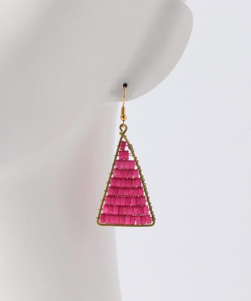 BEAUTY&YOUTH UNITED ARROWS（ビューティーアンドユースユナイテッドアローズ）の「BY ビーズモチーフピアス ◆（ピアス（両耳用）・レディース・ホワイト/ピンク/イエロー・FREE）」の7枚目の写真