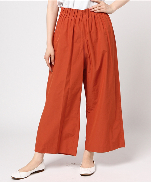 un dix cors（アンディコール）の「タイプライターギャザーパンツ（その他パンツ・レディース・カーキ/ブラック/オレンジ・ﾌﾘ-）」の7枚目の写真