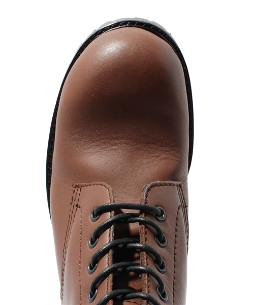 HYSTERIC GLAMOUR(ヒステリックグラマー)の「SIDE ZIP 8 HOLE LEATHERブーツ(ブーツ・メンズ・ネイビー/ブラウン/ブラック・25.5cm/26.5cm/27.5cm)」の7枚目の写真