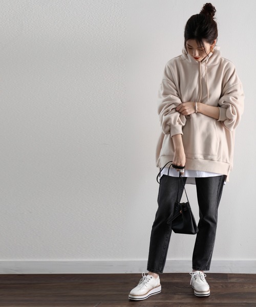 classicalelf(クラシカルエルフ)の「厚底エナメル調オックスフォードシューズ(ローファー・レディース・ブラック/ホワイト・38/39/37/36/40/41/42)」の21枚目の写真