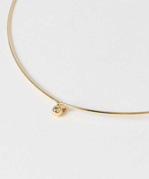 STUDIOUS（ステュディオス）の「ラクトマーブルネックレス（ネックレス・レディース・オフホワイト/ブラウン・FREE）」の4枚目の写真