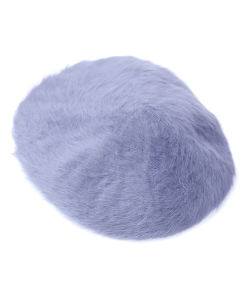 14+（イチヨンプラス）の「アンゴラファーベレー レディース 帽子（ハンチング/ベレー帽・レディース・ベージュ/ブラック/ブラウン/グレー/ネイビー/オフホワイト/サックスブルー/ピンク/ターコイズブルー/ワインレッド/チャコールグレー/オレンジ・FREE）」の8枚目の写真