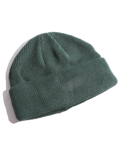 WEGO（ウィゴー）の「WEGO/ショートニットキャップ（ニットキャップ/ビーニー・メンズ・ダークグリーン/杢グレー/ワイン/ブラック/ブラウン・FREE）」の18枚目の写真