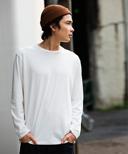 WEGO（ウィゴー）の「WEGO/ショートニットキャップ（ニットキャップ/ビーニー・メンズ・ダークグリーン/杢グレー/ワイン/ブラック/ブラウン・FREE）」の7枚目の写真