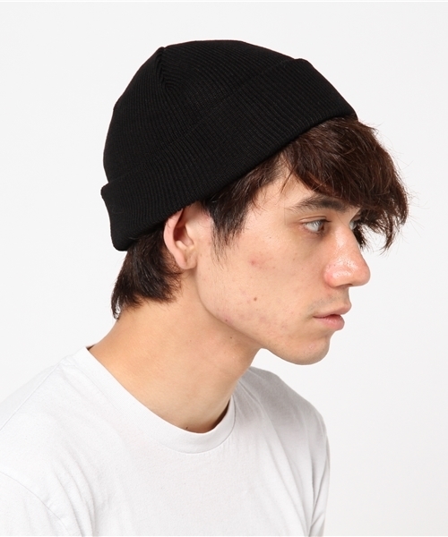 WEGO（ウィゴー）の「WEGO/ショートニットキャップ（ニットキャップ/ビーニー・メンズ・ダークグリーン/杢グレー/ワイン/ブラック/ブラウン・FREE）」の20枚目の写真