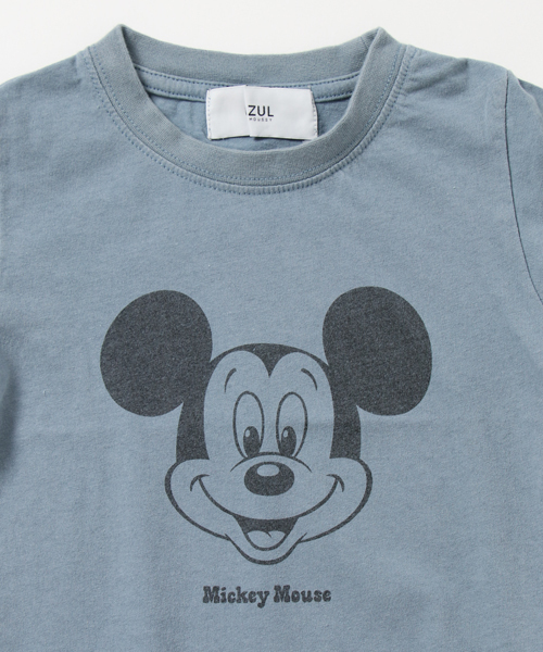 AZUL by moussy(アズールバイマウジー)の「MICKEY 半袖TEE(Tシャツ/カットソー・キッズ・ライトブルー/オフホワイト・110/120/130/100)」の5枚目の写真
