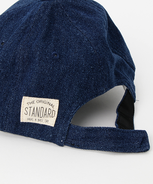 LITTLE GRIN BUDDY(リトル グリンバディ)の「【LITTLE GRIN BUDDY(リトルグリンバディ)】ベビー ロゴキャップ/Baby Sim Logo Cap(キャップ・キッズ・ブラック/ベージュ/ネイビー/カーキ/ダークインディゴブルー/レッド/マスタード/ピンク・50㎝/48㎝)」の14枚目の写真