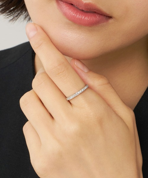 プラチナハーフエタニティ リング 0.20ct（リング）｜VENDOME AOYAMA