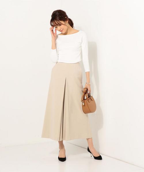 Jewel Changes（ジュエルチェンジズ）の「JC C テレコ ボートネックプルオーバー（Tシャツ/カットソー・レディース・ライトグレー/ブラック/ホワイト・FREE）」の9枚目の写真