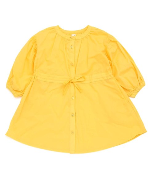 apres les cours（アプレレクール）の「ドロストガウンワンピース（ワンピース・キッズ・イエロー/ベージュ・140/100/120/90/110/130）」の2枚目の写真