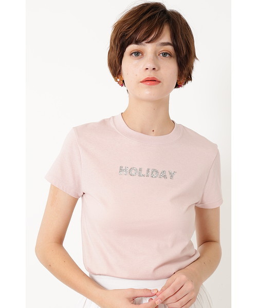 Jillstuart ジルスチュアート の グラフィックシリーズラメグリッターtシャツ Tシャツ カットソー Wear