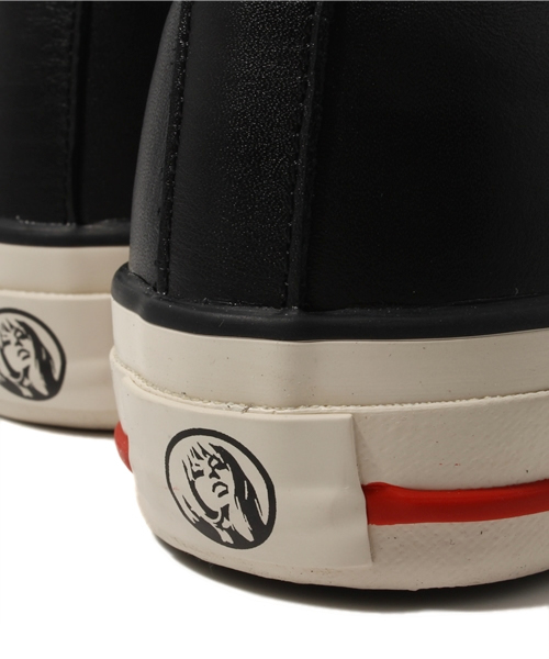 HYSTERIC GLAMOUR（ヒステリックグラマー）の「HYSTERIC WOMAN ハイカットスニーカー（スニーカー・メンズ・ホワイト/ブラック/レッド・25.5cm/26.5cm/27.5cm）」の9枚目の写真