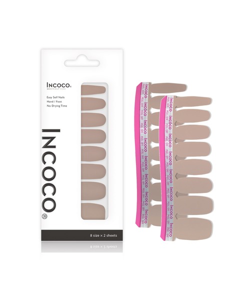 INCOCO（インココ）の「【INCOCO】貼るだけマニキュア カラー [I]（ネイルシール/ネイルチップ・レディース・ピンク系その他/レッド系その他/ピンク系その他2/ピンク系その他3/オレンジ系その他/ブラック系その他/ピンク系その他4/その他/ホワイト系その他/パープル系その他/ゴールド系その他/ピンク系その他5/ベージュ系その他/ピンク系その他6/ピンク系その他7/グレー系その他・ONESIZE）」の17枚目の写真