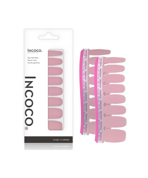 INCOCO（インココ）の「【INCOCO】貼るだけマニキュア カラー [I]（ネイルシール/ネイルチップ・レディース・ピンク系その他/レッド系その他/ピンク系その他2/ピンク系その他3/オレンジ系その他/ブラック系その他/ピンク系その他4/その他/ホワイト系その他/パープル系その他/ゴールド系その他/ピンク系その他5/ベージュ系その他/ピンク系その他6/ピンク系その他7/グレー系その他・ONESIZE）」の18枚目の写真