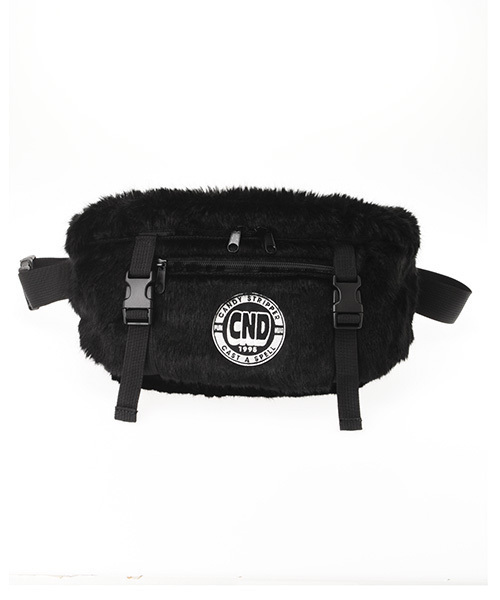 Candy Stripper(キャンディストリッパー)の「CND FUR WAIST バッグ(ボディバッグ/ウエストポーチ・レディース・ブラック/ベージュ/ラベンダー・FREE)」の6枚目の写真