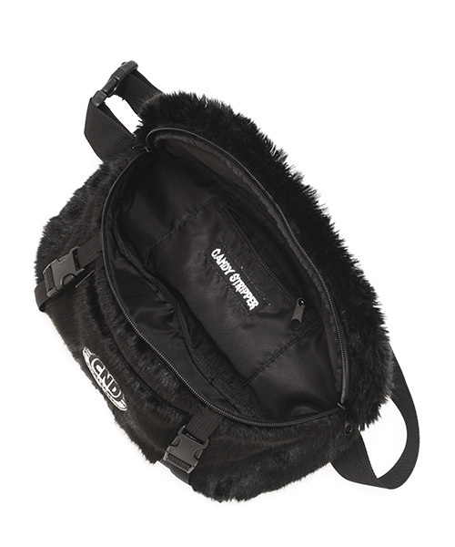 Candy Stripper(キャンディストリッパー)の「CND FUR WAIST バッグ(ボディバッグ/ウエストポーチ・レディース・ブラック/ベージュ/ラベンダー・FREE)」の11枚目の写真