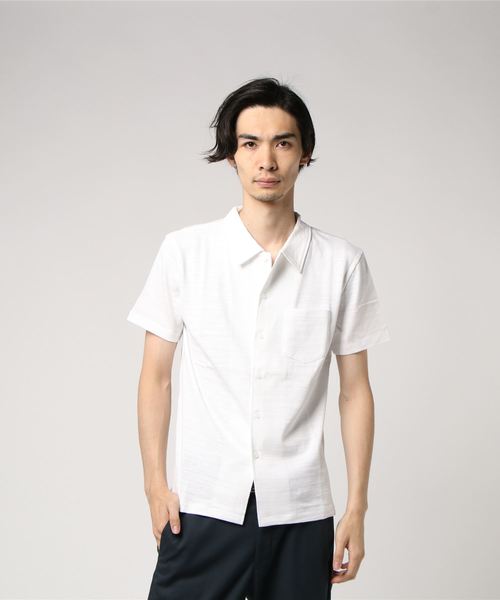 Magine（マージン）の「【Magine】MULTI SLUB CUT SHIRTS S/S（シャツ/ブラウス・メンズ・ホワイト/ブラック/バーガンディー・46/48）」の6枚目の写真