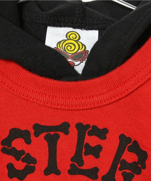 HYSTERIC MINI(ヒステリックミニ)の「BABY DEVILKIN BABY'S Tシャツ・つの付きロンパース SET(ロンパース・キッズ・ホワイト/グレー/レッド・FREE)」の13枚目の写真