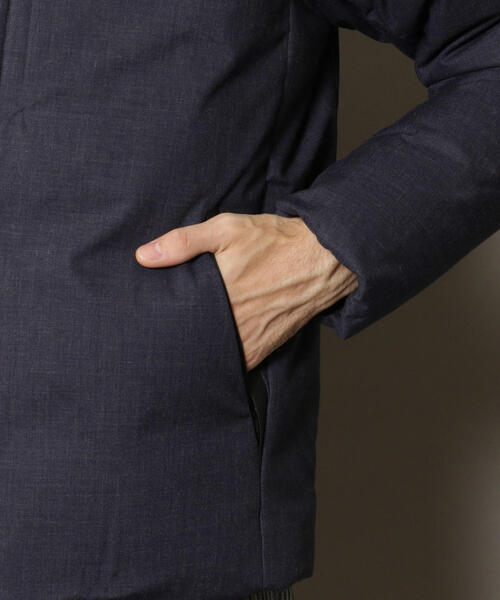 BEAUTY&YOUTH UNITED ARROWS（ビューティーアンドユースユナイテッドアローズ）の「BY ”小松マテーレ” TW ダウンジャケット ◆（ダウンジャケット/コート・メンズ・ダークグレー/ネイビー/その他・LARGE/SMALL/X-LARGE/MEDIUM）」の20枚目の写真