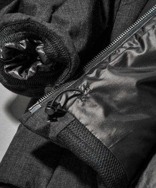 BEAUTY&YOUTH UNITED ARROWS（ビューティーアンドユースユナイテッドアローズ）の「BY ”小松マテーレ” TW ダウンジャケット ◆（ダウンジャケット/コート・メンズ・ダークグレー/ネイビー/その他・LARGE/SMALL/X-LARGE/MEDIUM）」の6枚目の写真