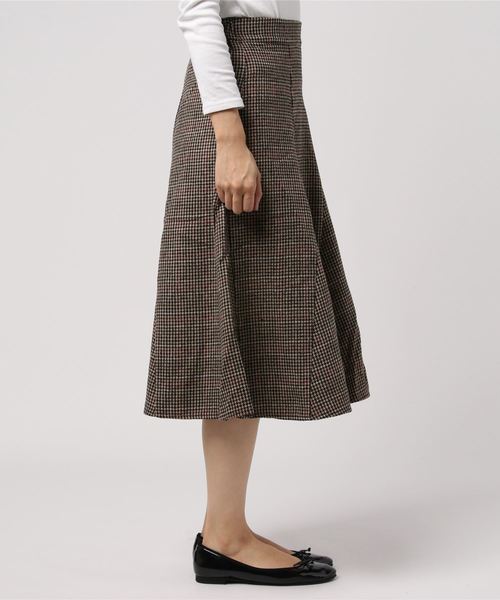 flower（フラワー）の「ワームフレアスカート（スカート・レディース・ブラック/ブラウン・FREE）」の3枚目の写真