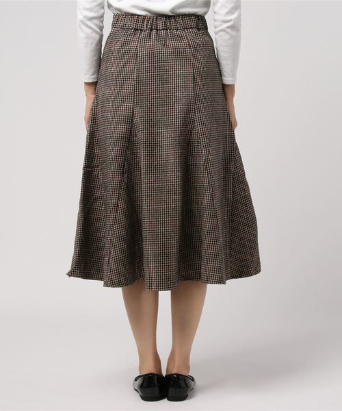 flower（フラワー）の「ワームフレアスカート（スカート・レディース・ブラック/ブラウン・FREE）」の4枚目の写真