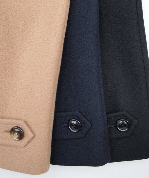 BEAUTY&YOUTH UNITED ARROWS（ビューティーアンドユースユナイテッドアローズ）の「BYBC ∵メルトンPコート ◆（ピーコート・レディース・ブラック/ベージュ/ネイビー・SMALL/MEDIUM/LARGE）」の12枚目の写真