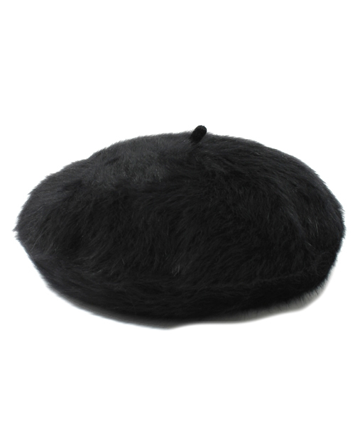 DISCOAT（ディスコート）の「【Discoat】アンゴラベレー（ハンチング/ベレー帽・レディース・ブラック/グレー/ホワイト/ベージュ・ﾌﾘ-）」の3枚目の写真