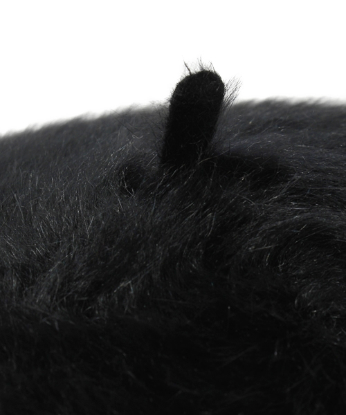 DISCOAT（ディスコート）の「【Discoat】アンゴラベレー（ハンチング/ベレー帽・レディース・ブラック/グレー/ホワイト/ベージュ・ﾌﾘ-）」の7枚目の写真