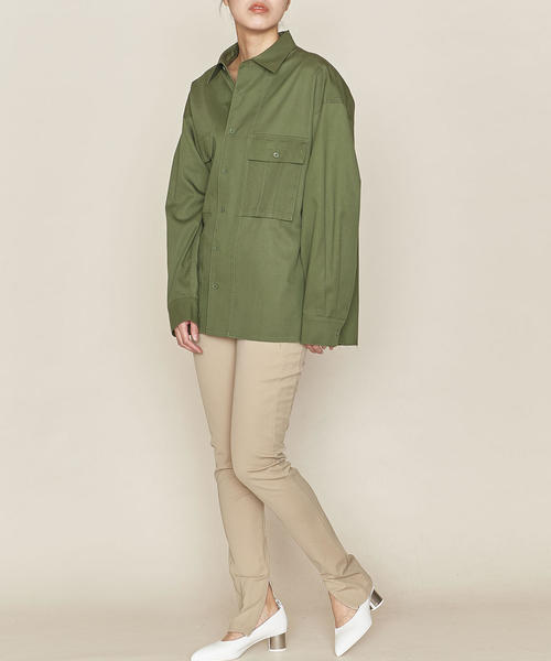 TOGA PULLA トーガ プルラ 18AW Polyester twill Tuck Skirt