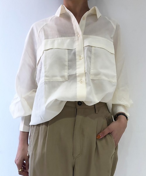 TODAYFUL（トゥデイフル）の「ラグランポケットシャツ（シャツ 