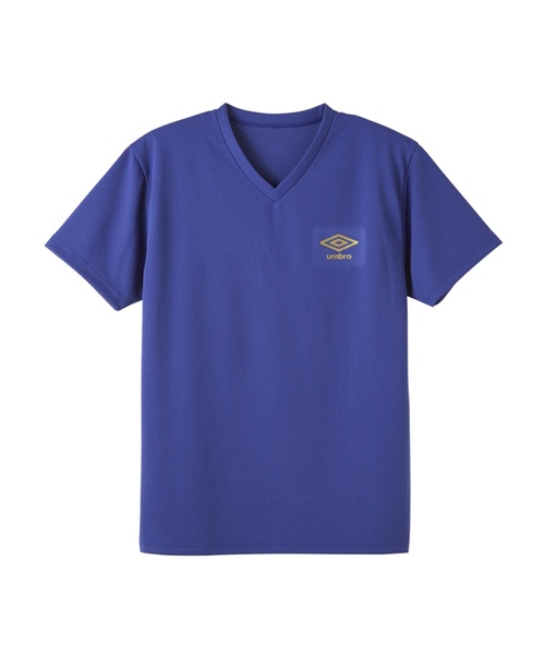 UMBRO(アンブロ)の「【umbro(アンブロ)】DRYメッシュ VネックTシャツ(Tシャツ/カットソー・メンズ・ブラック/ネイビー/ブルー/アクア/ロイヤルブルー/ホワイト・MEDIUM/LARGE/X-LARGE)」の4枚目の写真