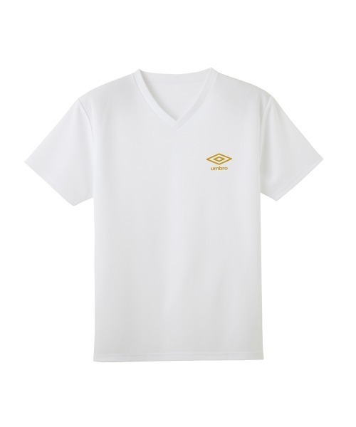 UMBRO(アンブロ)の「【umbro(アンブロ)】DRYメッシュ VネックTシャツ(Tシャツ/カットソー・メンズ・ブラック/ネイビー/ブルー/アクア/ロイヤルブルー/ホワイト・MEDIUM/LARGE/X-LARGE)」の2枚目の写真