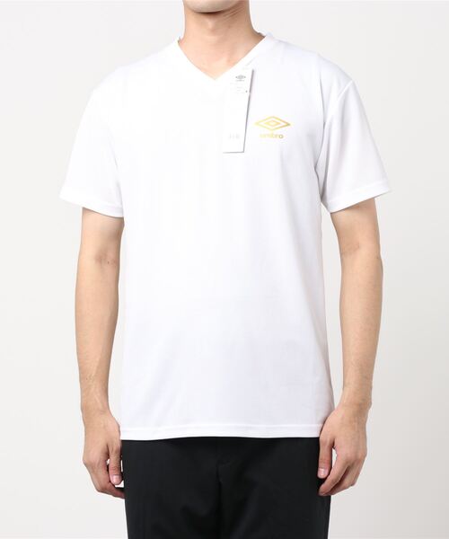 UMBRO(アンブロ)の「【umbro(アンブロ)】DRYメッシュ VネックTシャツ(Tシャツ/カットソー・メンズ・ブラック/ネイビー/ブルー/アクア/ロイヤルブルー/ホワイト・MEDIUM/LARGE/X-LARGE)」の13枚目の写真