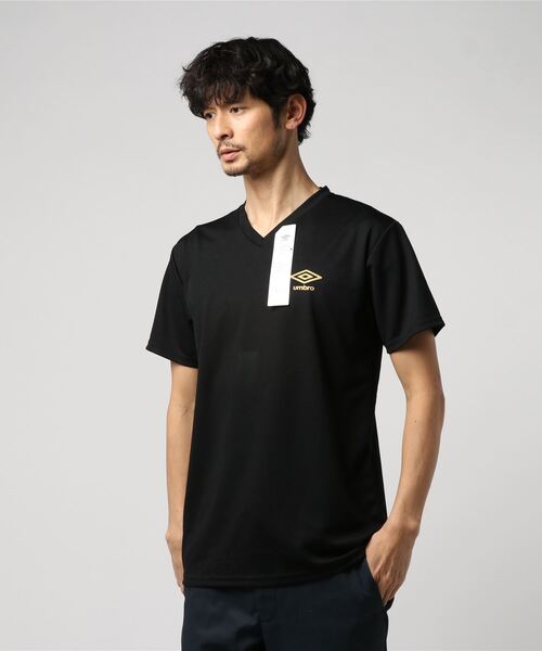 UMBRO(アンブロ)の「【umbro(アンブロ)】DRYメッシュ VネックTシャツ(Tシャツ/カットソー・メンズ・ブラック/ネイビー/ブルー/アクア/ロイヤルブルー/ホワイト・MEDIUM/LARGE/X-LARGE)」の12枚目の写真