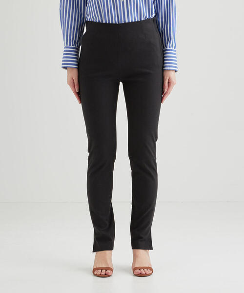 green label relaxing(グリーンレーベルリラクシング)の「FM CRPU ツイル シガレット パンツ ◆(その他パンツ・レディース・ブラック/ワインレッド/モカ・40/38/36)」の5枚目の写真