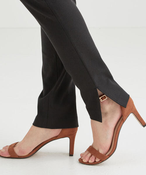 green label relaxing(グリーンレーベルリラクシング)の「FM CRPU ツイル シガレット パンツ ◆(その他パンツ・レディース・ブラック/ワインレッド/モカ・40/38/36)」の11枚目の写真