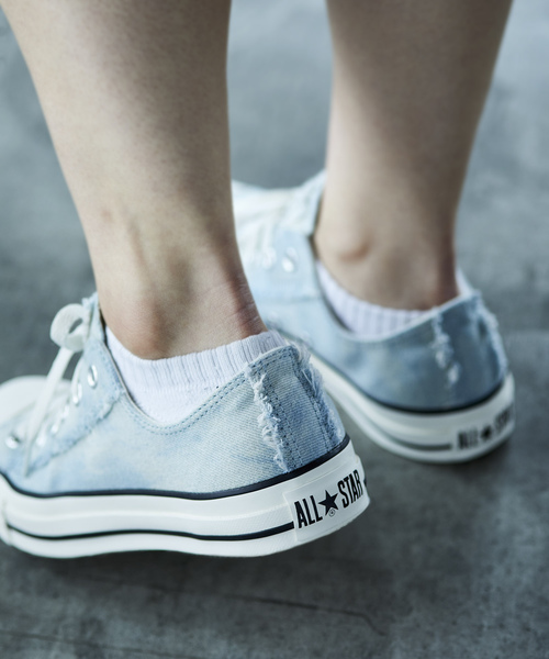 JACK & MARIE（ジャックアンドマリー）の「【CONVERSE/コンバース】ALL STAR WORNOUT DENIM SLIP OX　デニムスニーカー（スニーカー・レディース・インディゴブルー/ブルー・24/25/26/27/28/25.5/26.5/27.5/24.5/23.5）」の6枚目の写真