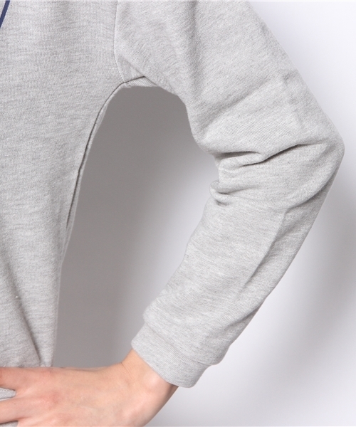 WEGO（ウィゴー）の「WEGO/SPORTSロゴプリントスウェット（スウェット・レディース・杢グレー/グリーン/ネイビー/マスタード・FREE）」の9枚目の写真